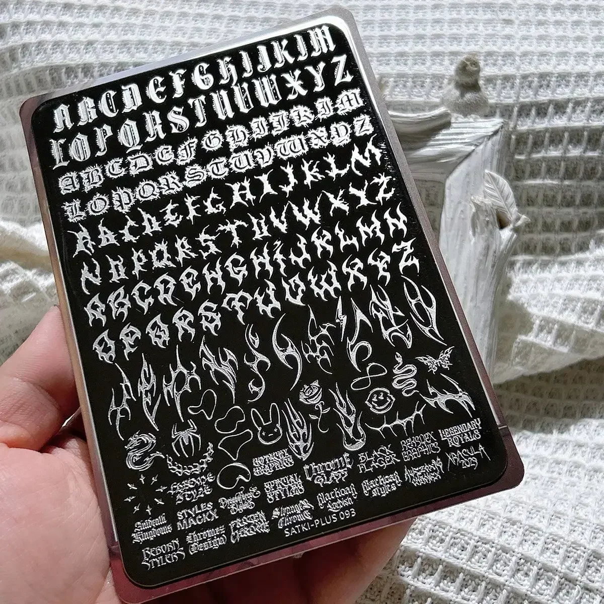 High Quality Nail Art Stamping - огляд і ціна Nail Art Gothic