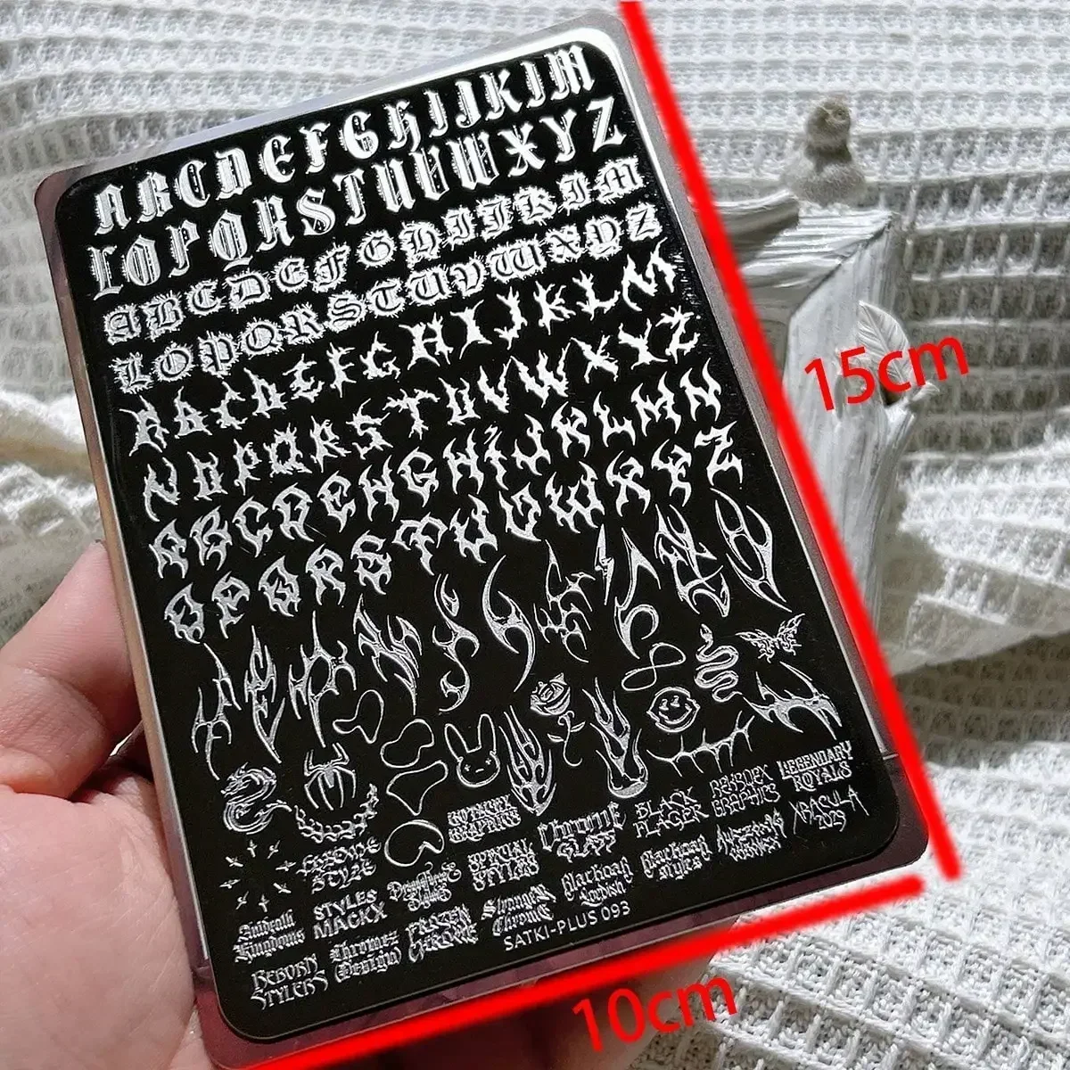 High Quality Nail Art Stamping - огляд і ціна Nail Art Gothic