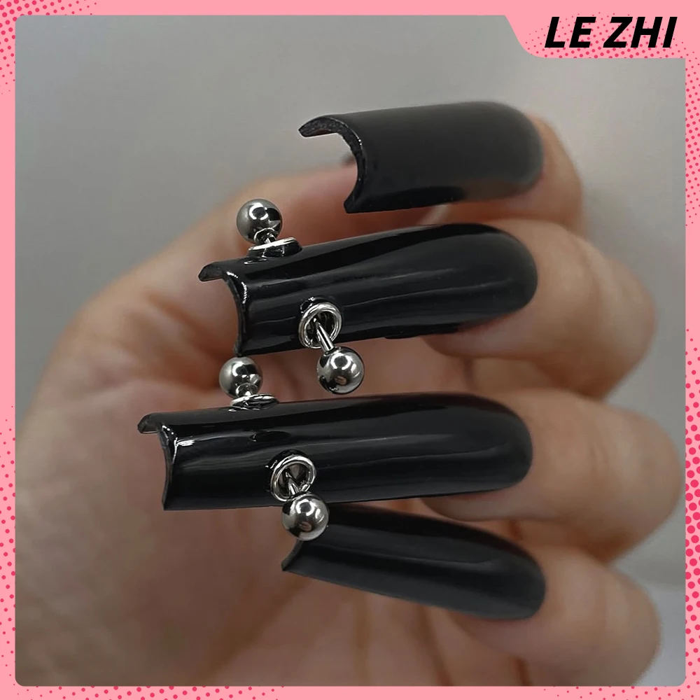 Y2K Spice Girls 10Pcs Handmade - огляд і ціна Nail Art Gothic